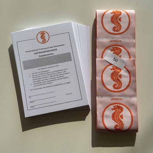 Seepferdchen abzeichen 50x - seepferdchen®,