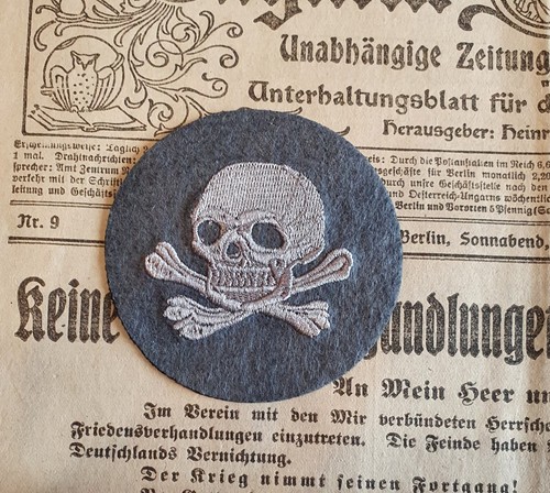 Flammenwerfer ärmelabzeichen - flammenwerfer,