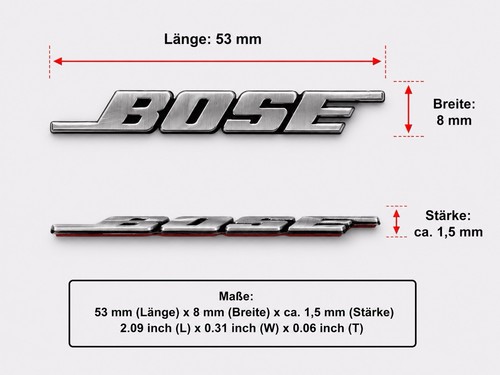Bose lautsprecher aufkleber - 4x,