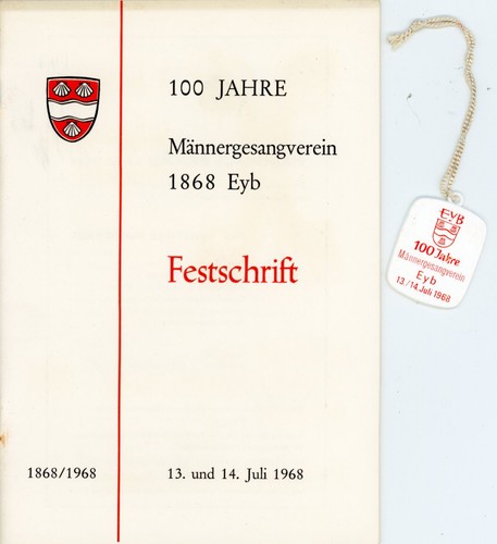 Festschrift abzeichen 100 - festschrift,