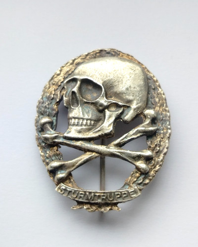 Ww1 totenkopf abzeichen - ww1,