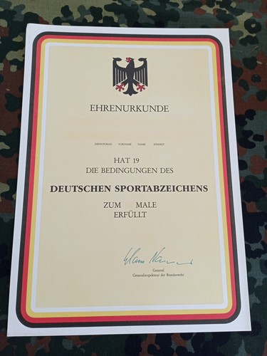 Bundeswehr sportabzeichen - bundeswehr,